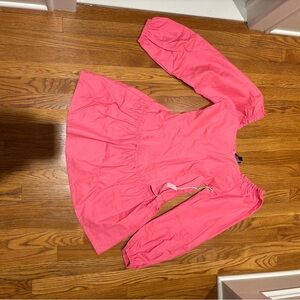 Pink Long-Sleeve Dress